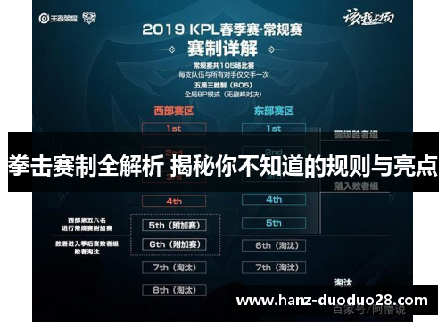 拳击赛制全解析 揭秘你不知道的规则与亮点